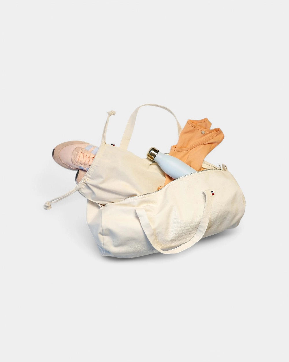 Borsone sportivo in cotone bio da personalizzare - 1
